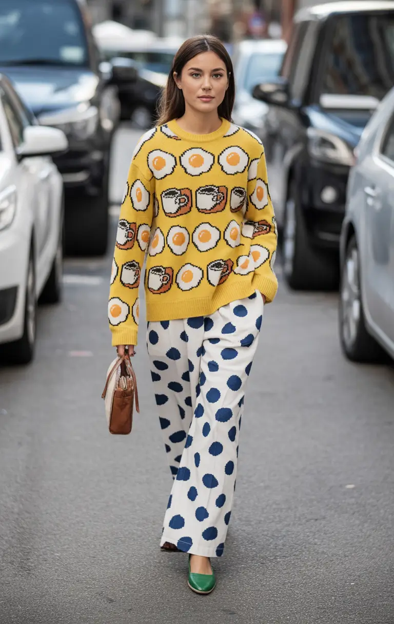 fall fashion outfits 2025 Playful Graphic Energy