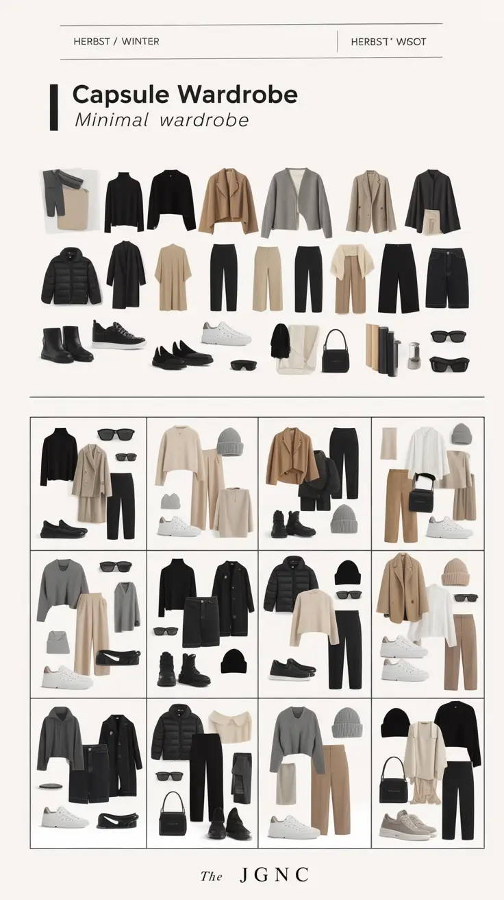 Capsule Wardrobe Ideas for Winter 2025–2026: Stylish & Practical Outfits