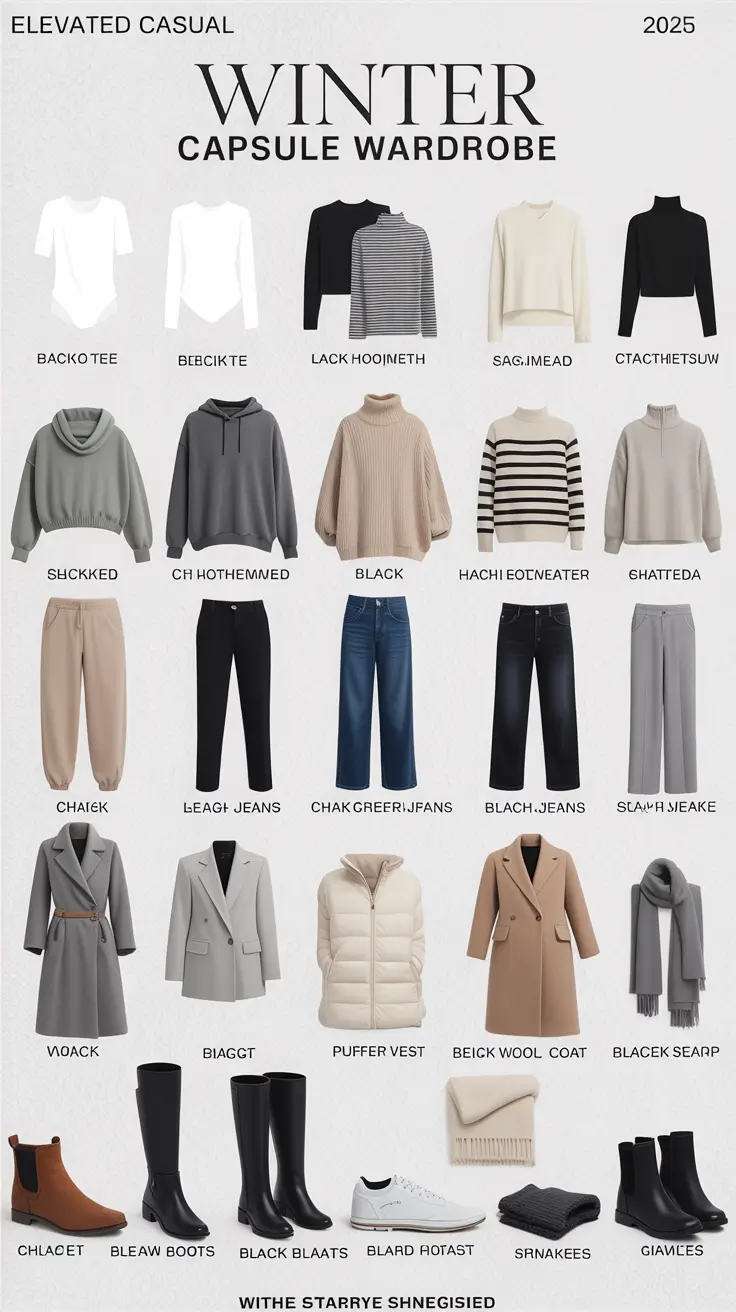 Capsule Wardrobe Ideas for Winter 2025–2026: Stylish & Practical Outfits