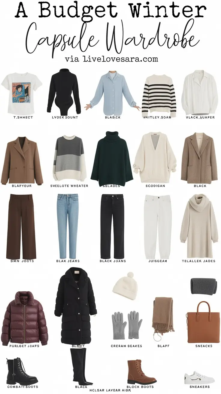 Capsule Wardrobe Ideas for Winter 2025–2026: Stylish & Practical Outfits