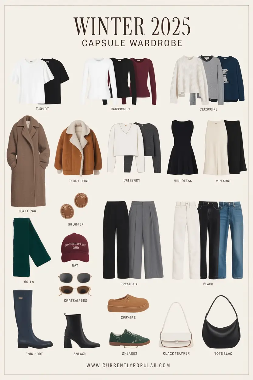 Capsule Wardrobe Ideas for Winter 2025–2026: Stylish & Practical Outfits