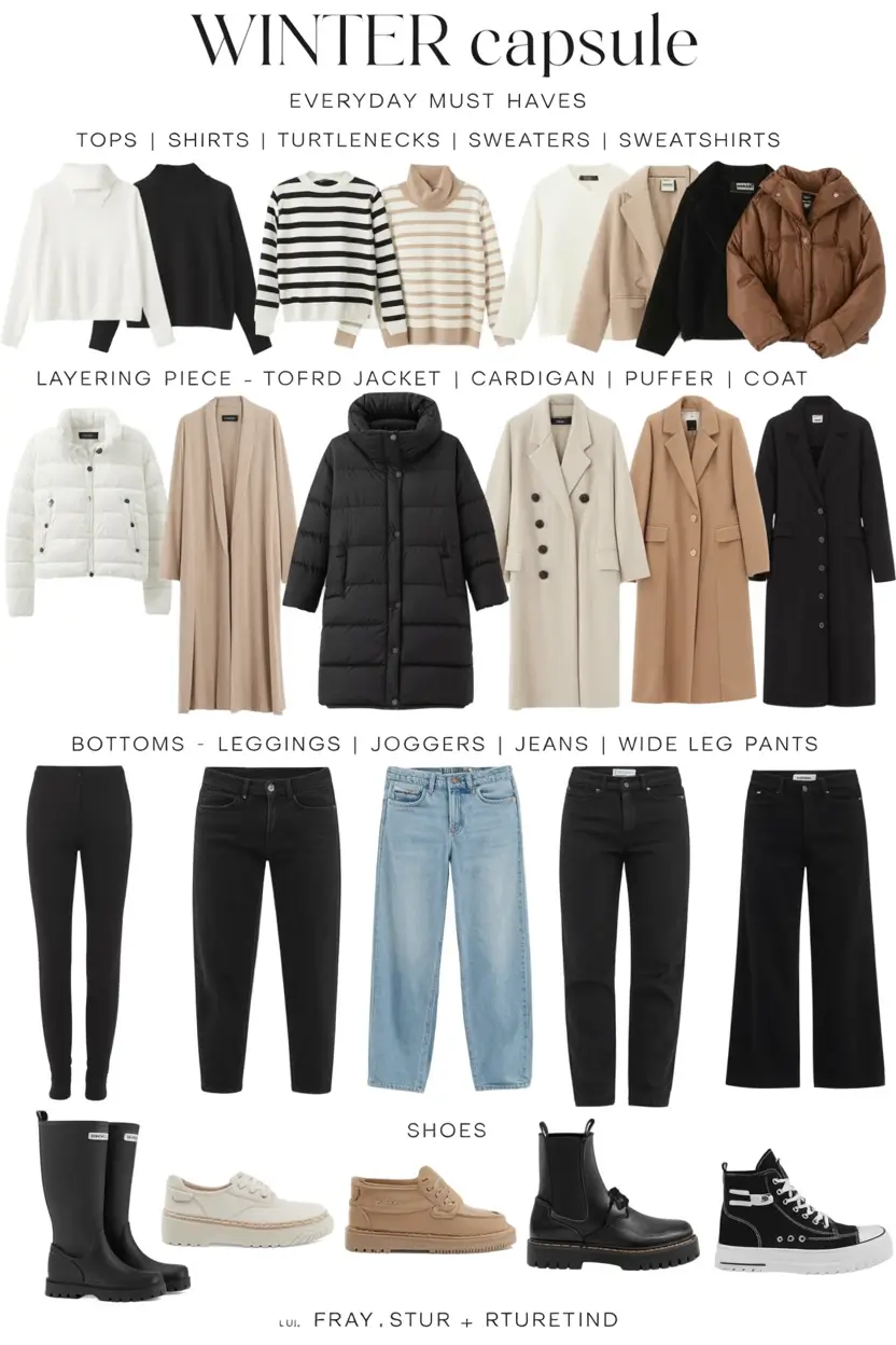 Capsule Wardrobe Ideas for Winter 2025–2026: Stylish & Practical Outfits