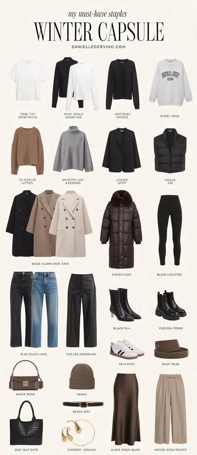 Capsule Wardrobe Ideas for Winter 2025–2026: Stylish & Practical Outfits