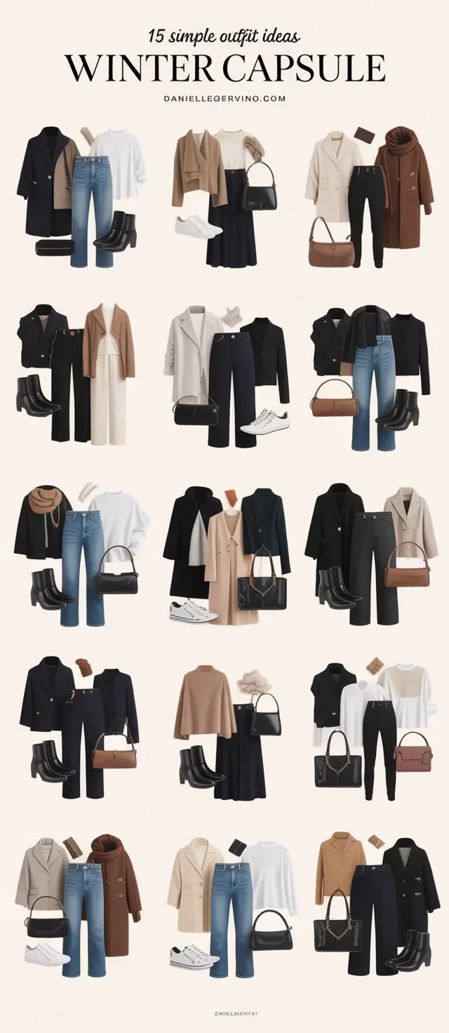Capsule Wardrobe Ideas for Winter 2025–2026: Stylish & Practical Outfits
