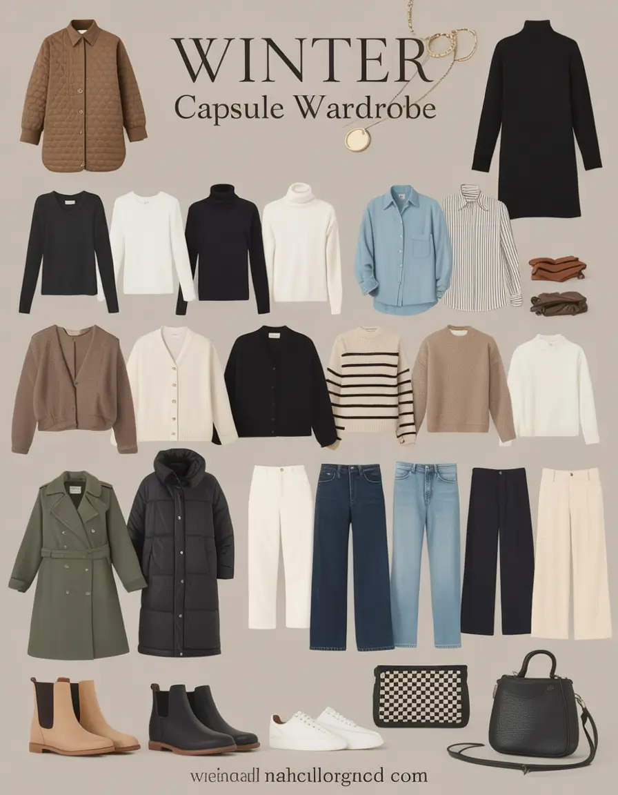 Capsule Wardrobe Ideas for Winter 2025–2026: Stylish & Practical Outfits