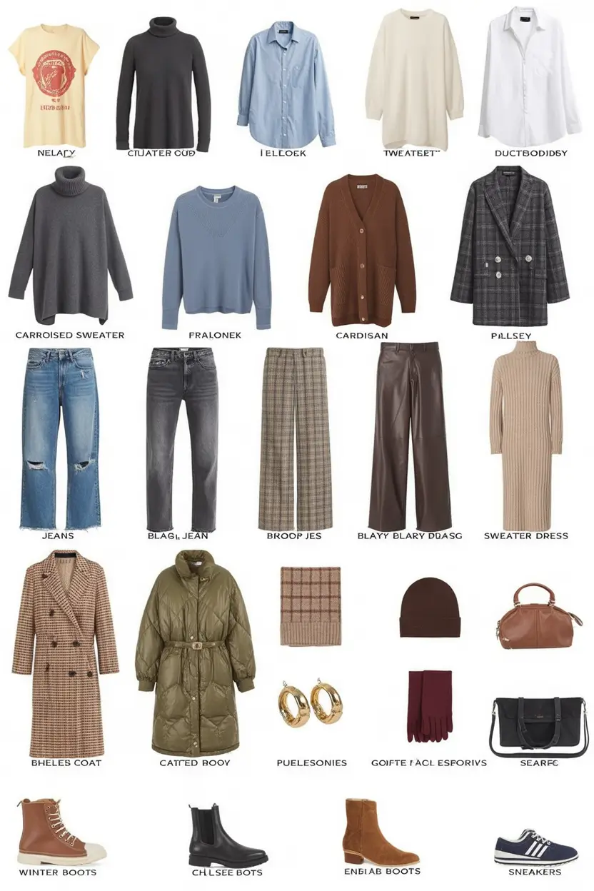 Plus Size Capsule Wardrobe Winter 2025–2026: Cozy and Chic Style Ideas