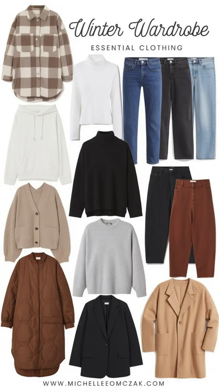 Plus Size Capsule Wardrobe Winter 2025–2026: Cozy and Chic Style Ideas