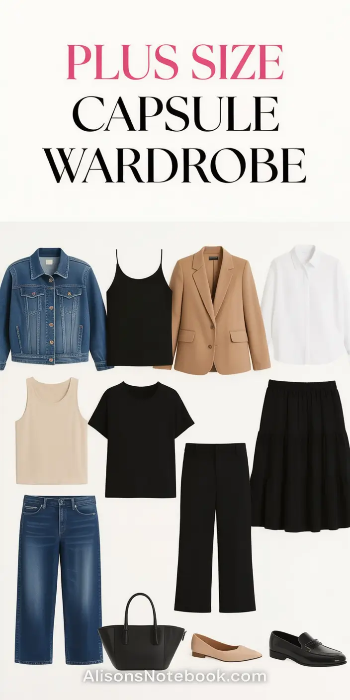 Plus Size Capsule Wardrobe Winter 2025–2026: Cozy and Chic Style Ideas