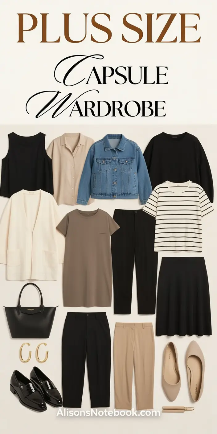 Plus Size Capsule Wardrobe Winter 2025–2026: Cozy and Chic Style Ideas