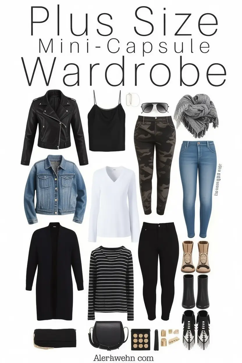 Plus Size Capsule Wardrobe Winter 2025–2026: Cozy and Chic Style Ideas