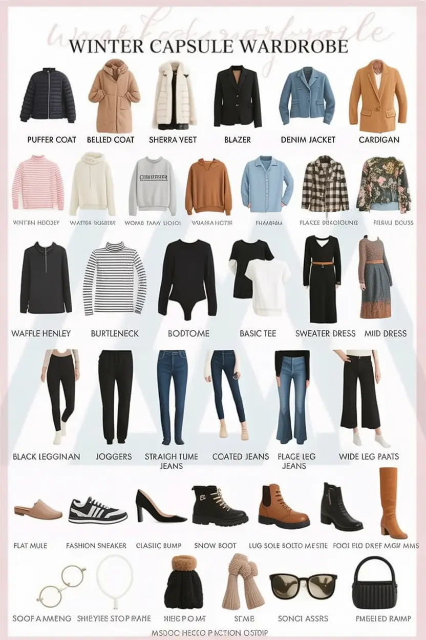 Plus Size Capsule Wardrobe Winter 2025–2026: Cozy and Chic Style Ideas