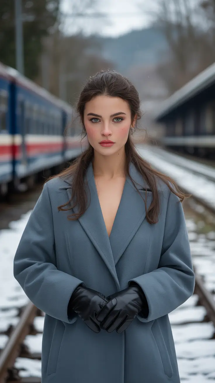 Brunette Hair Color Ideas Winter 2025–2026 Expensive Espresso Half-Up Elegance