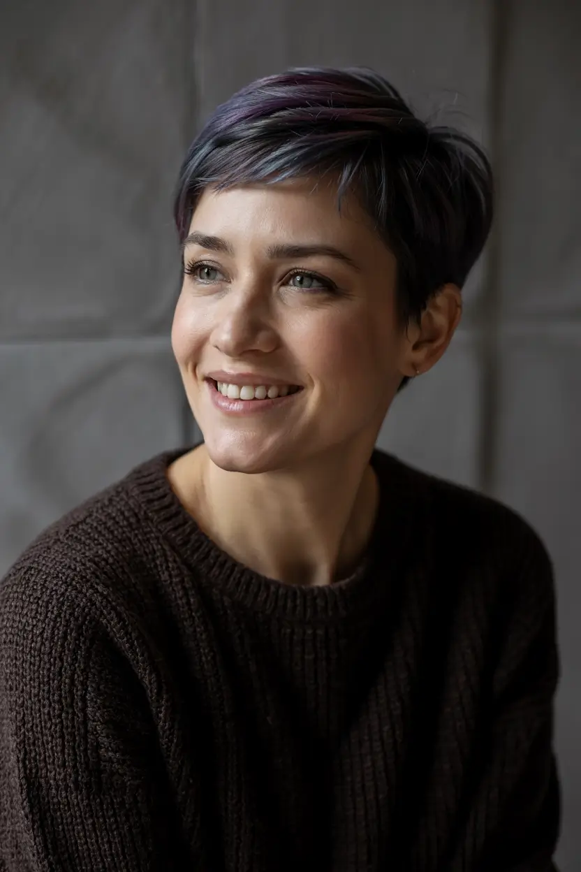 Dark Pixie Bob with Pastel Undertones