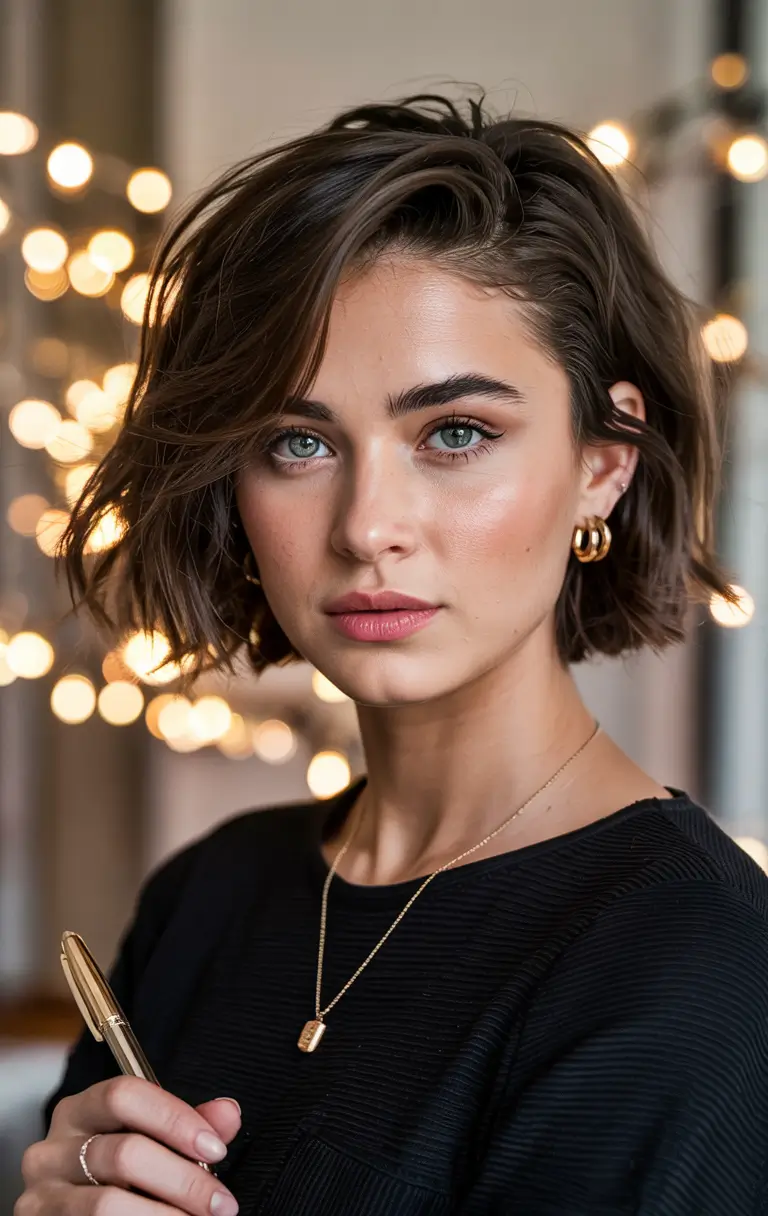 Classic Shoulder-Grazing Bob with Volume