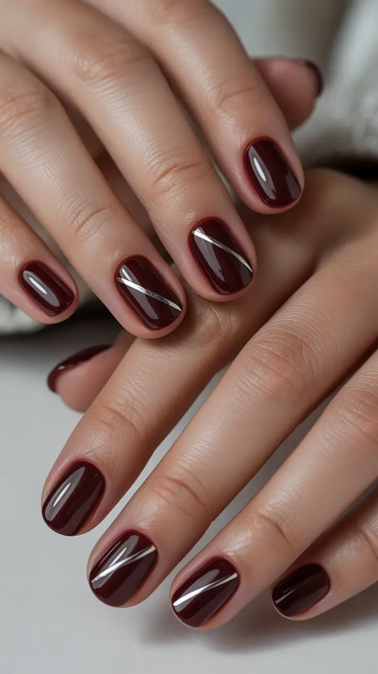 winter-holiday-nails-Wine-Lattice