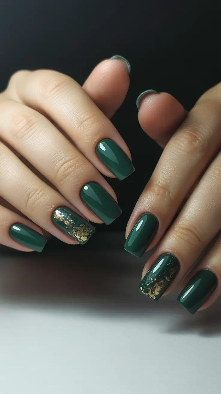 winter-holiday-nails-Emerald-Luxe
