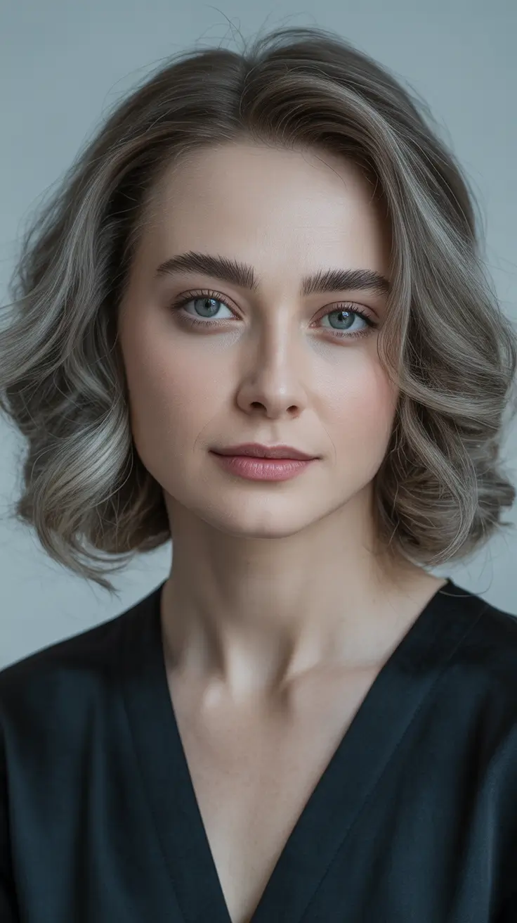 Dusty-Truffle-Curls Deep Winter Hair Colors Inspiration