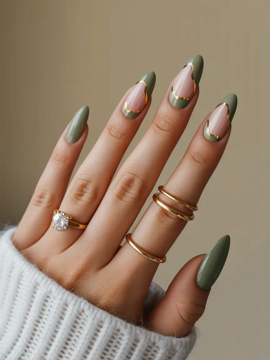 Gold-Tipped Sage Glam 2025