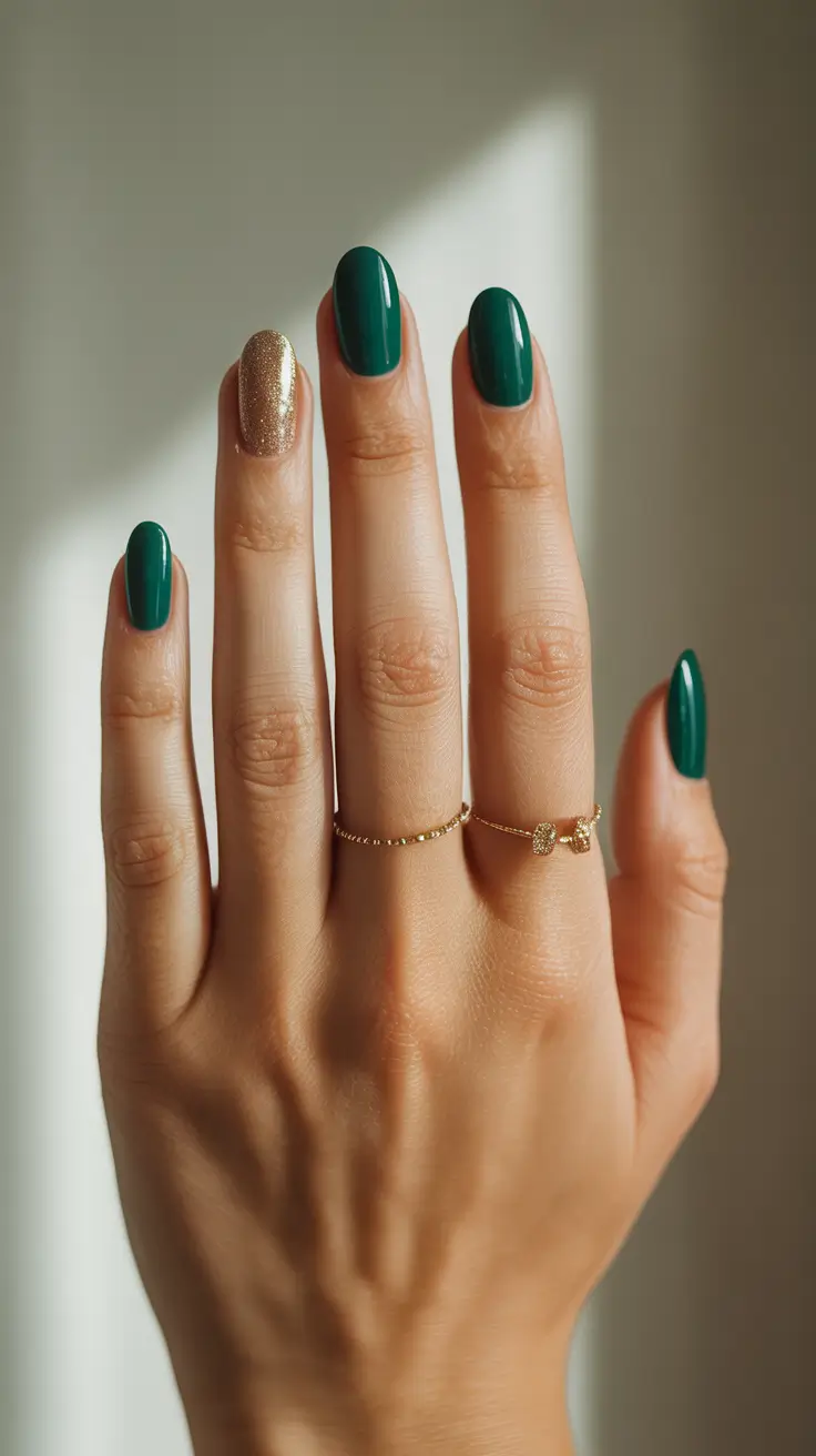 Classic Green & Gold Accent 2025