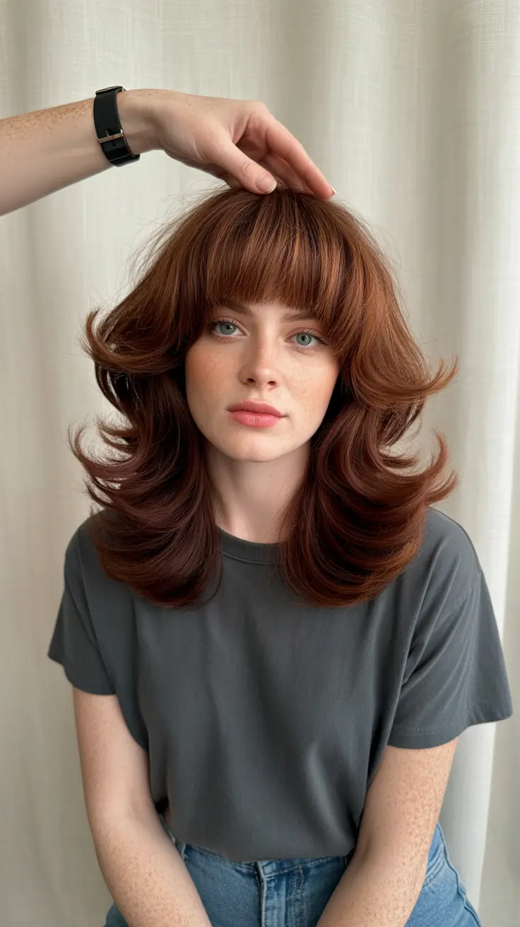 winter-haircuts-2025-2026-Soft-Layers-with-Vintage-Bangs