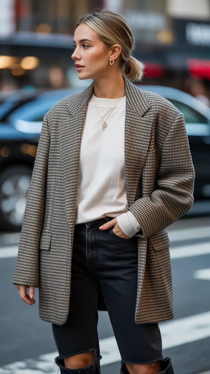 Уличный стиль для холодной погоды. Классические городские слои.