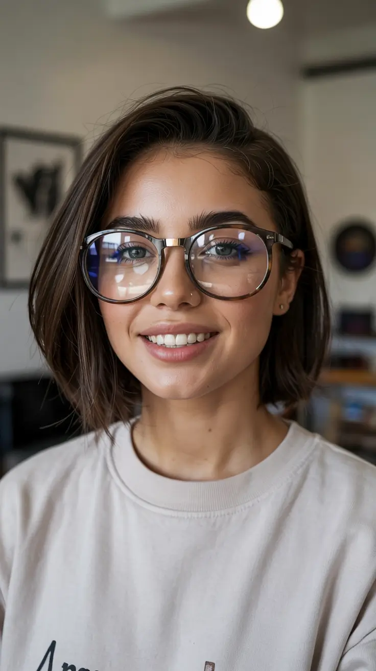 Modern Soft Bob with Natural Texture Winter 2025 2026 Haircuts and Color Ideas