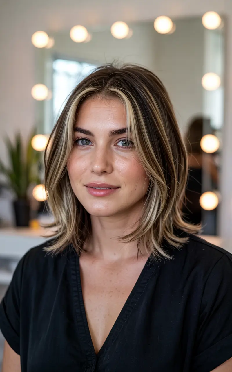 Straight Short Blonde Bob Chic Volume