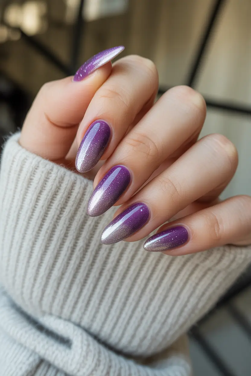 almond-nails Twilight Orchid Fade