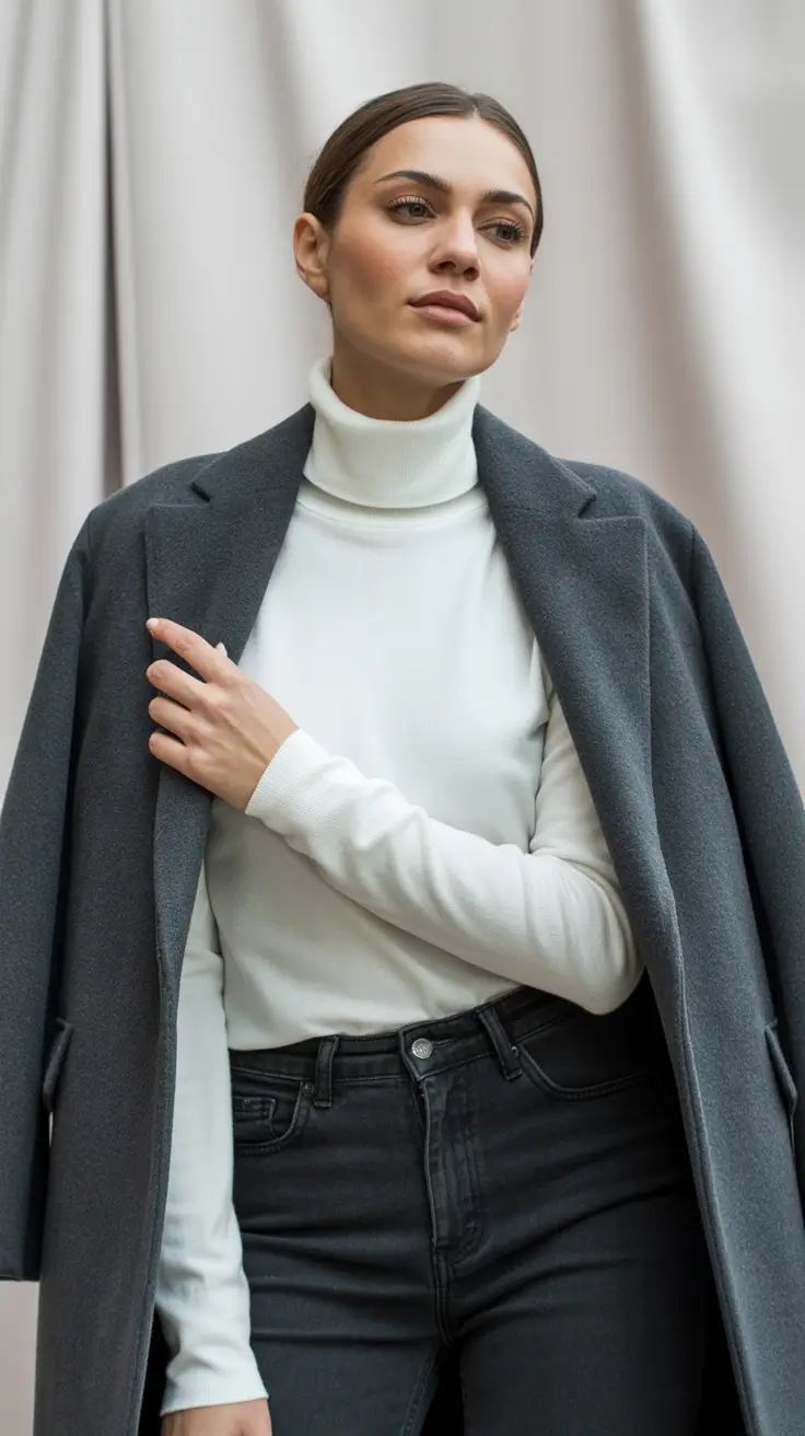 Casual classy 2025 women Steel Grey Confidence