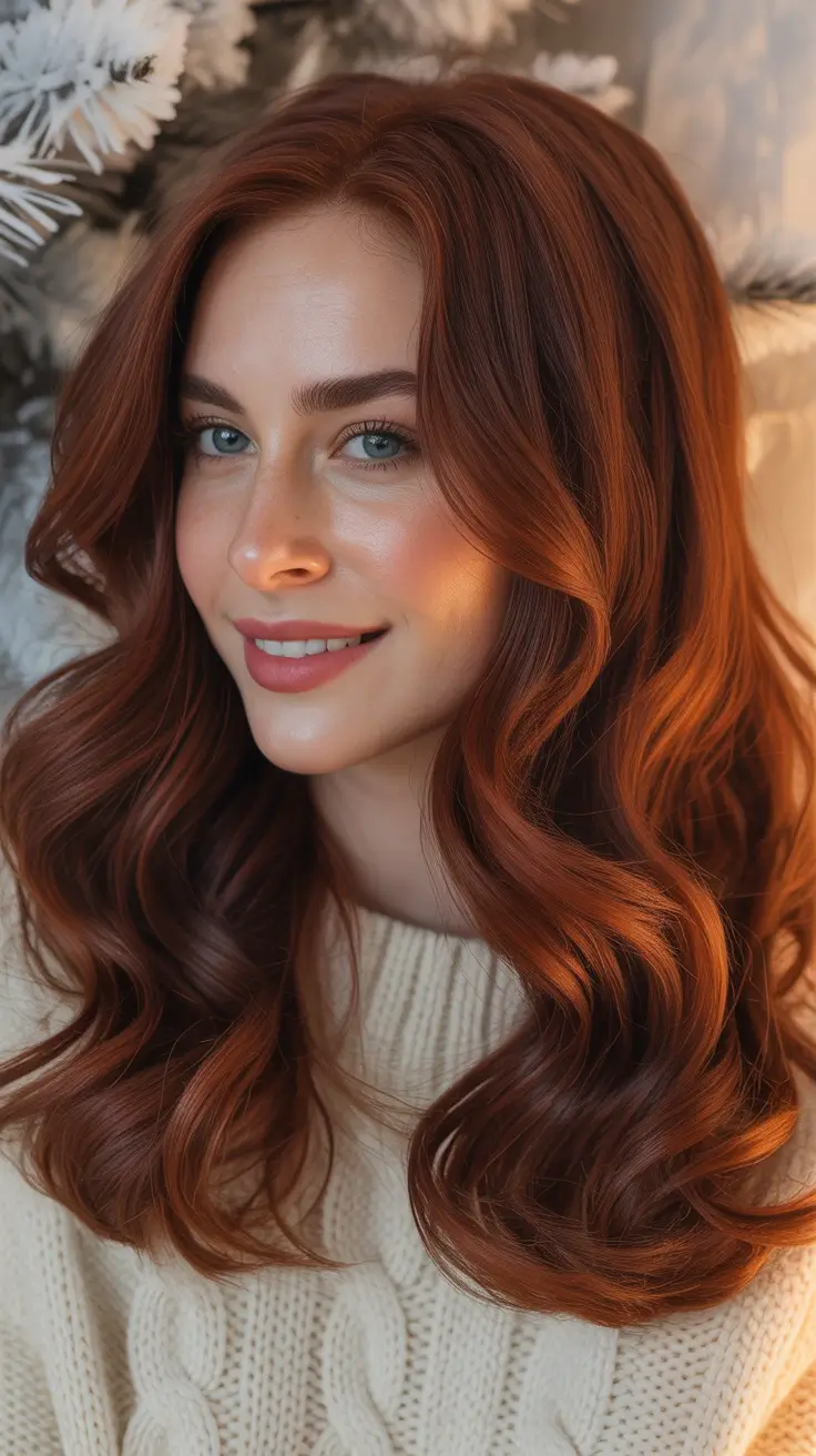 Ideas Auburn Soft Auburn Glow with Winter Radiance