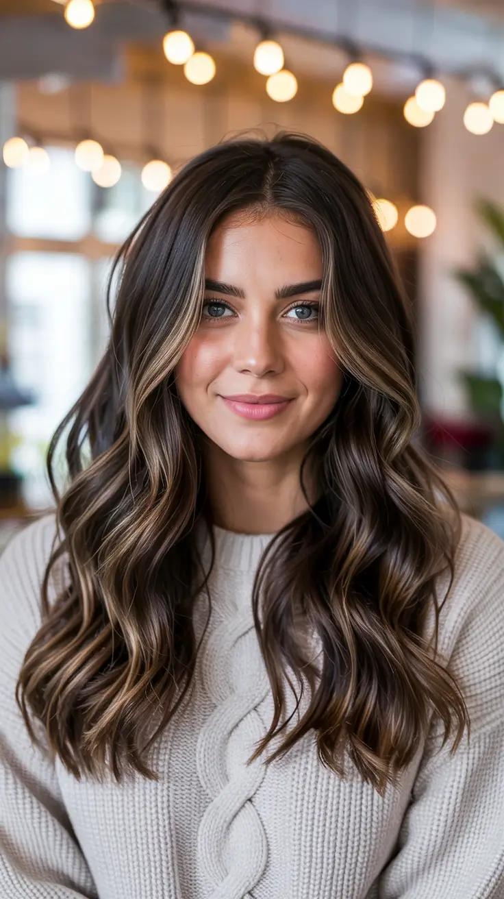Balayage Hair Color Winter 2025–2026 Golden Espresso Layers