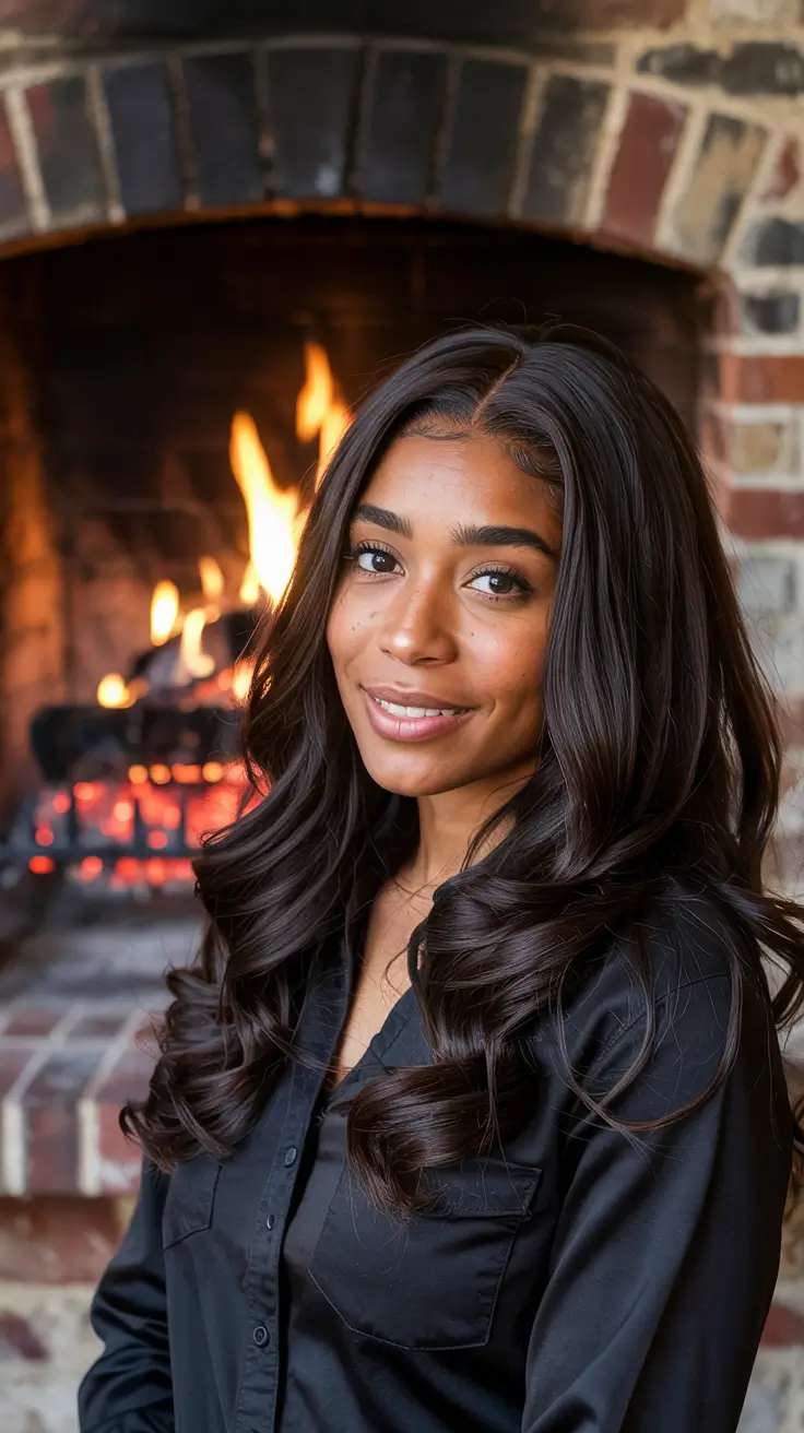 Black woman Chocolate Espresso Shine