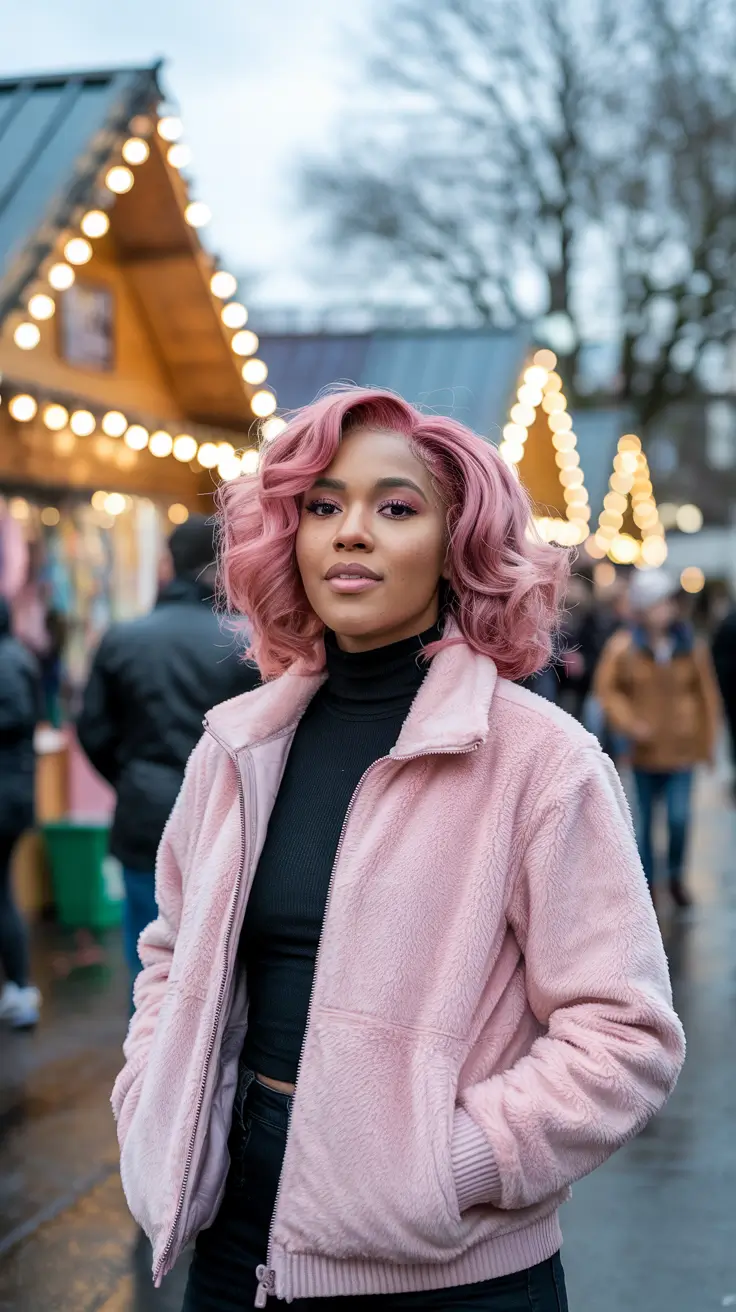 Black woman Cotton Candy Dream