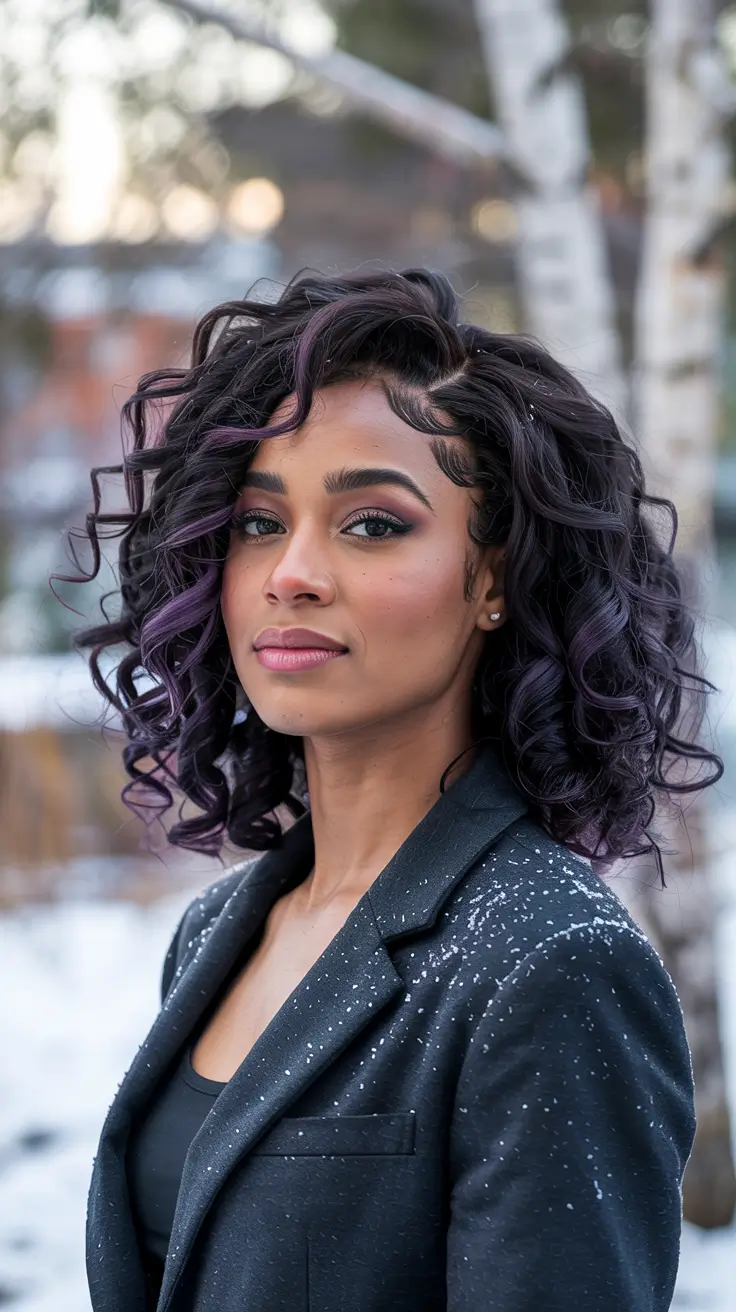 Black woman Violet Noir Glam