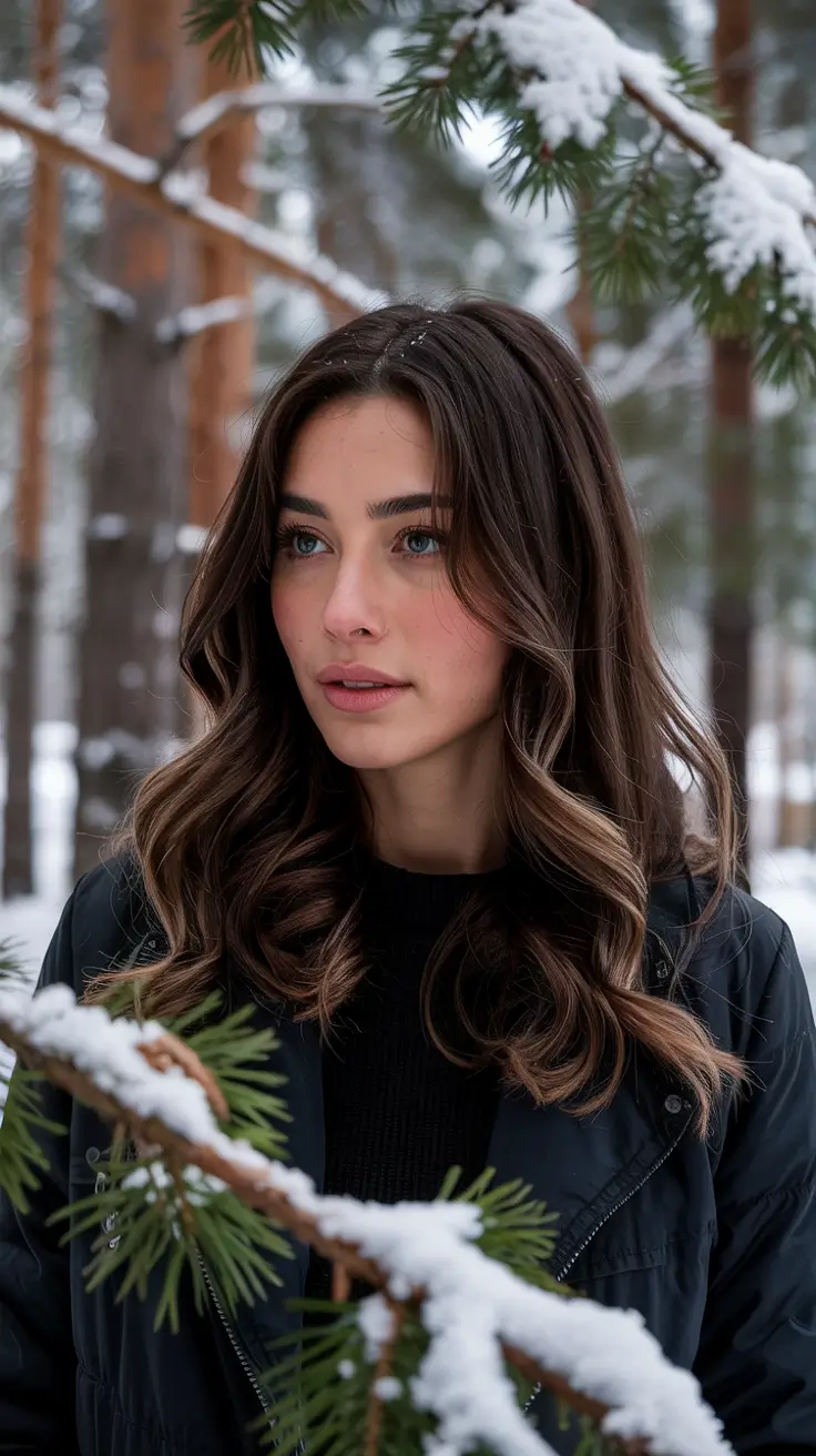 Espresso Waves with Subtle Shine 2025-2026