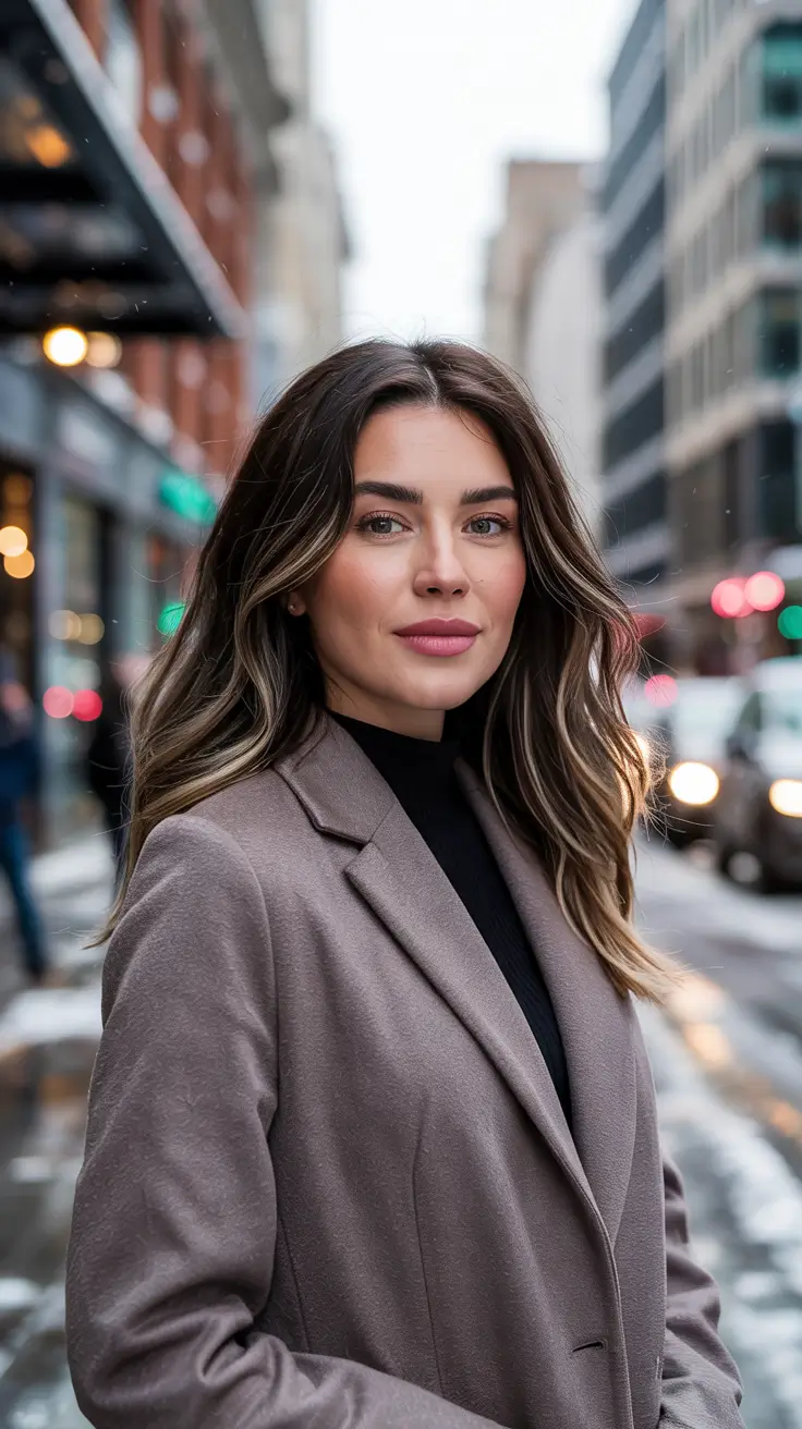 Honey-Toned Balayage City Glow 2025-2026