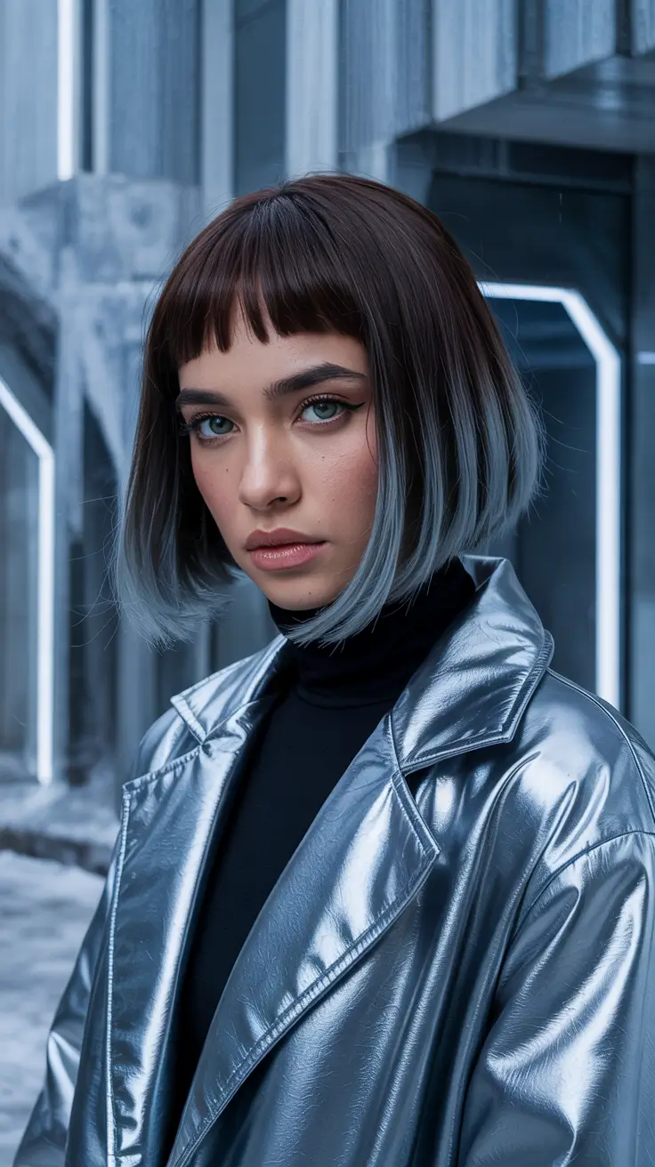 Steel Blue Ombre Bob 2025-2026
