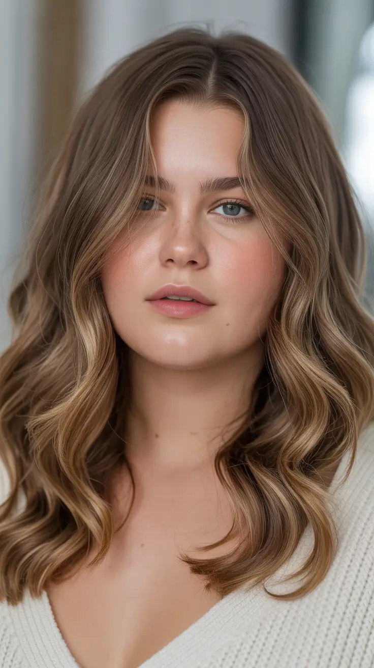 Plus-size Balayage Waves 2025