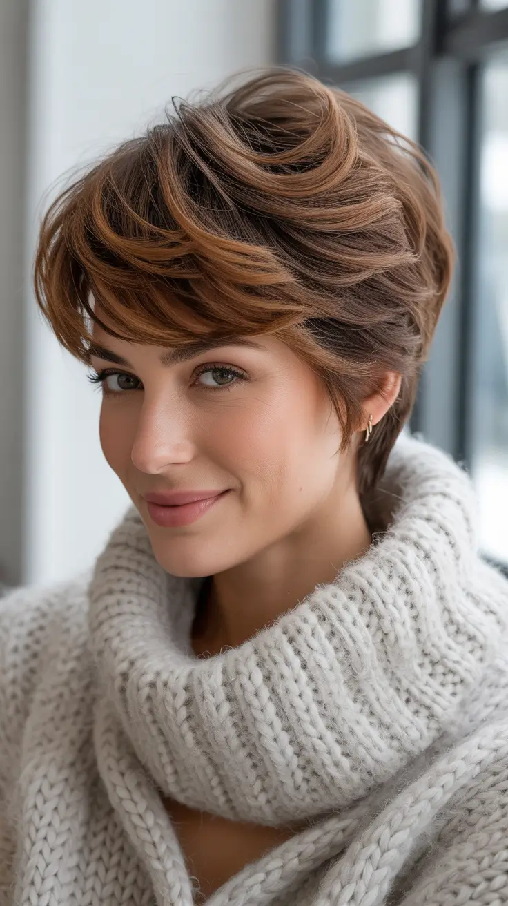 Cute Easy Short hairstyle winter 2025