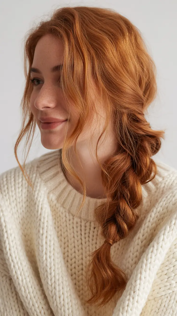 Cute Easy winter 2025 braid idea
