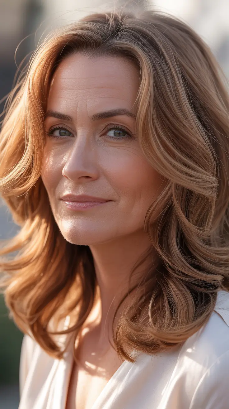 Golden Honey Layers for Women over 40