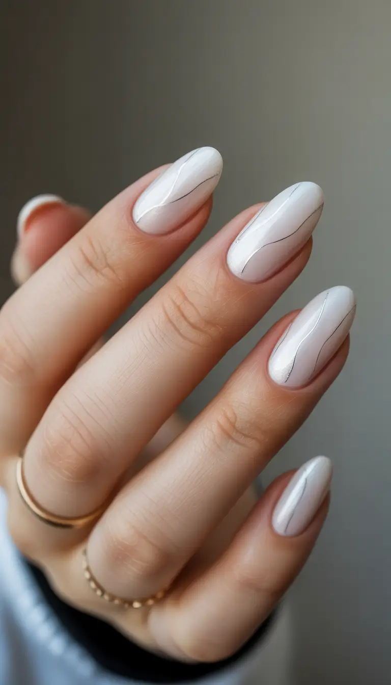 Winter Nail Designs 2025 Frost Veil Elegance