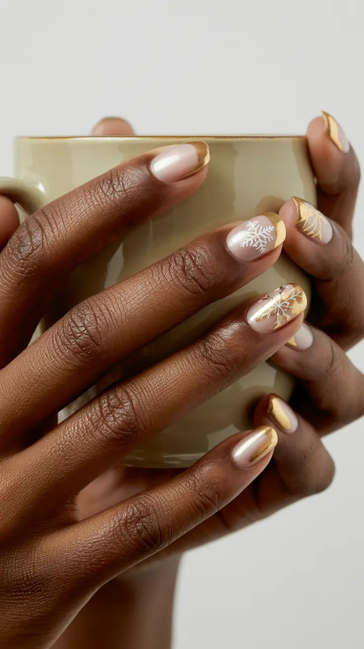 Ideas 2025 Golden Glaze with Winter Shine