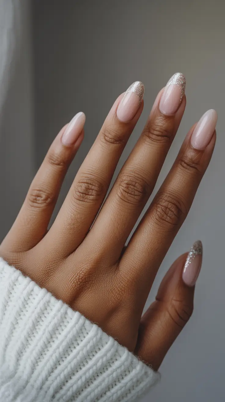 Ideas 2025 Frosted Nude Tips