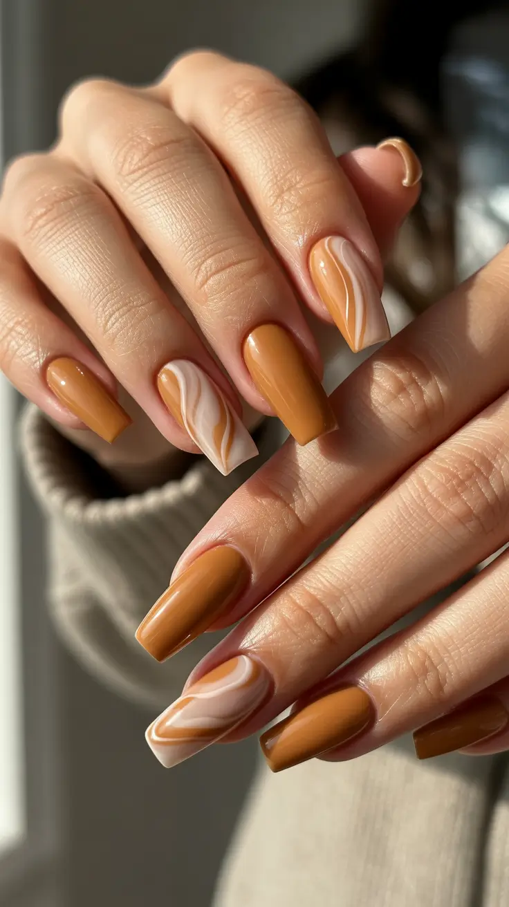 Latte Nails Winter 2025