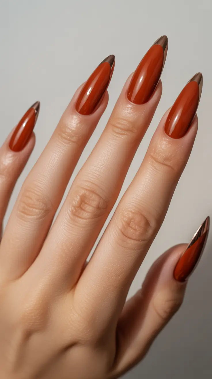 2025 Terracotta Elegance with Metallic Tips