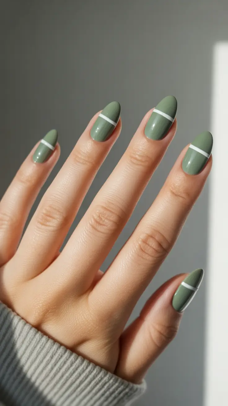 2025 Sage Green Minimal Lines