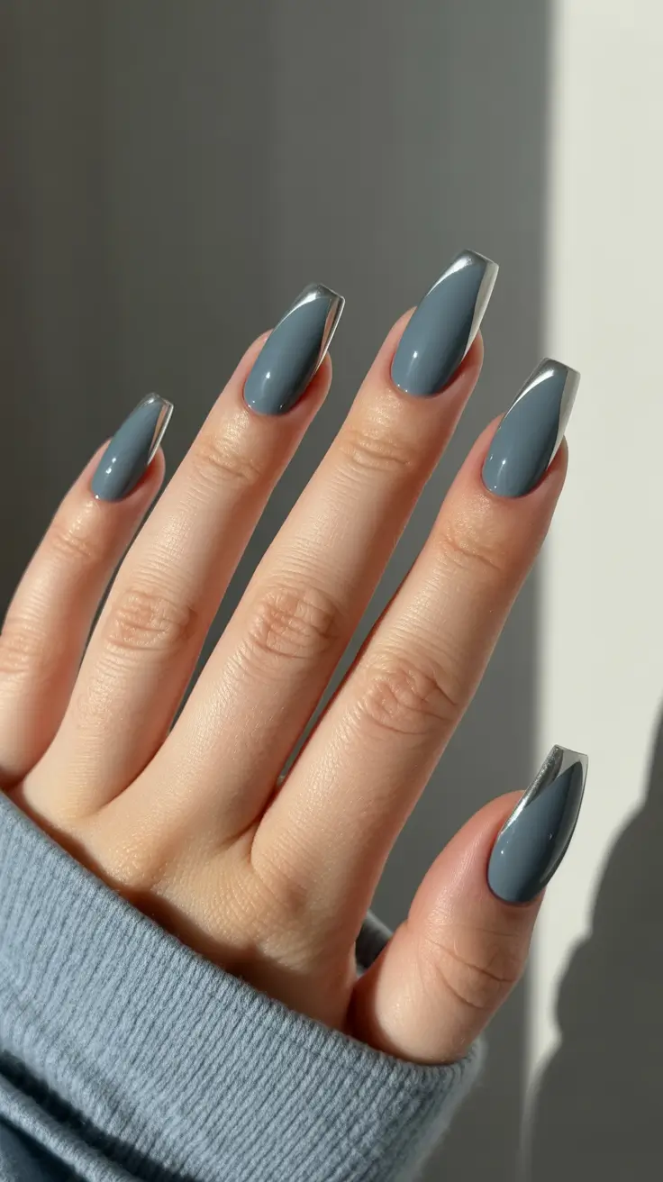 2026 Steel Blue Tips with Mirror Edge