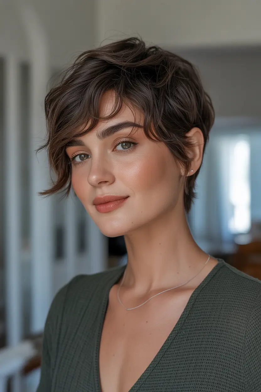 Short Messy Pixie Softly Tousled Pixie Confidence