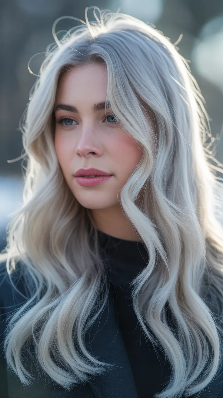 Trends 2025 Frosted Platinum Waves